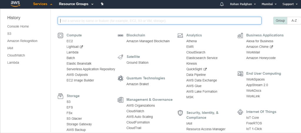 AWS Management Console : All You Need To Know | Great Learning