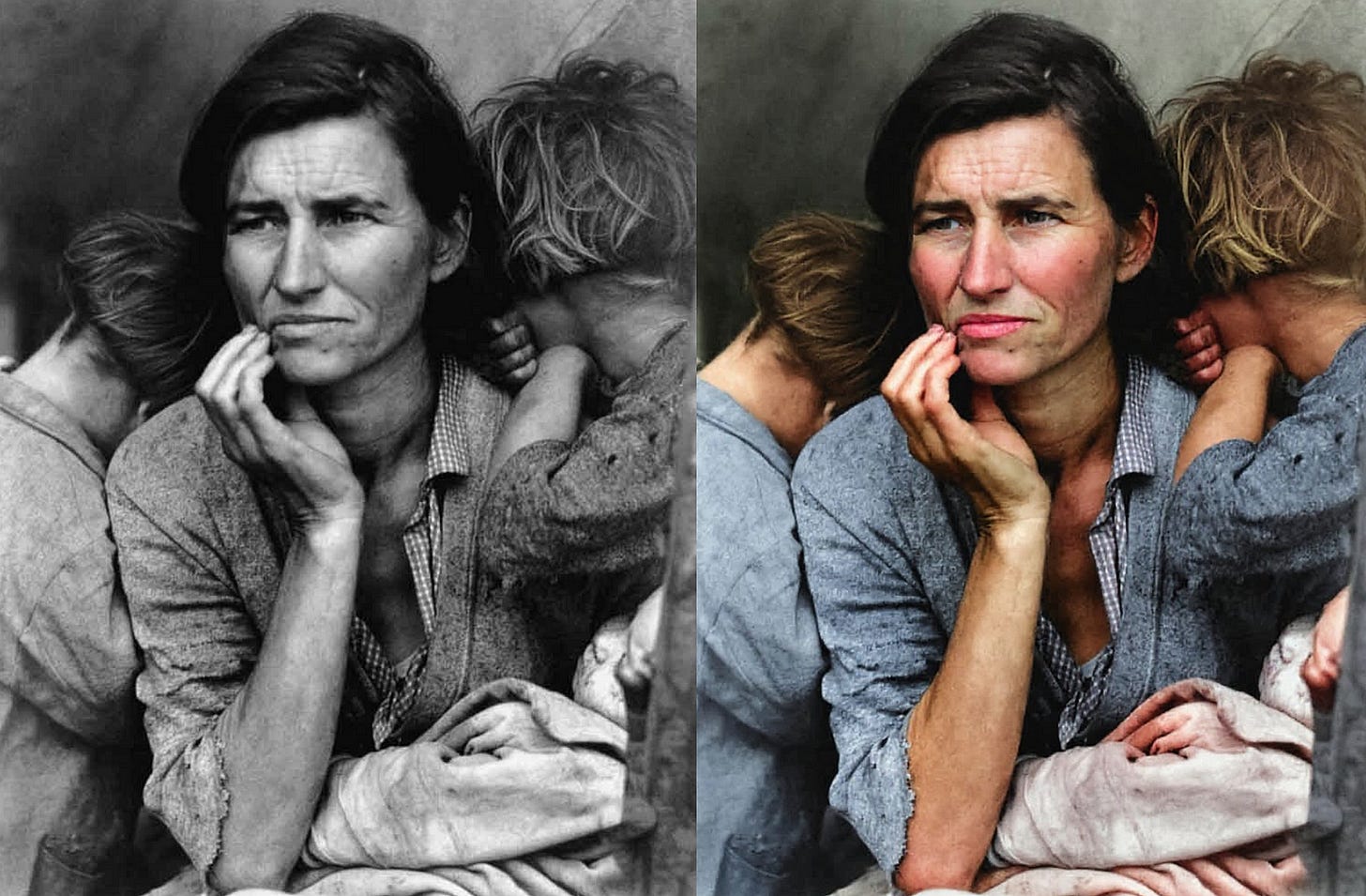 Flux Kontext use case. Photo colorizing