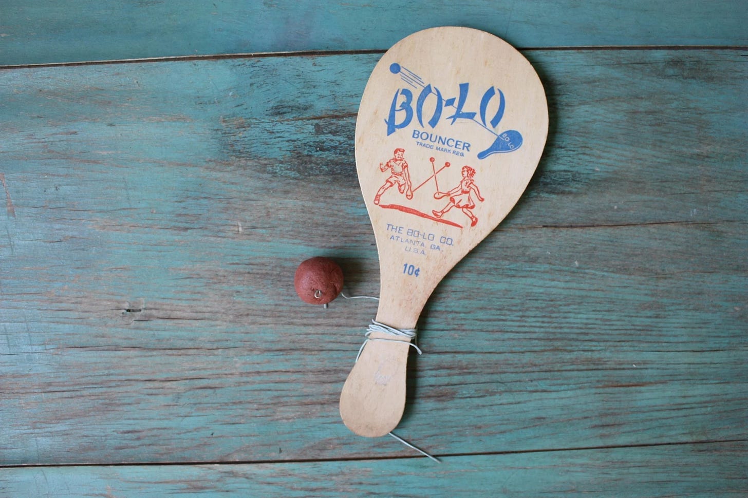 Old-fashioned bolo paddle