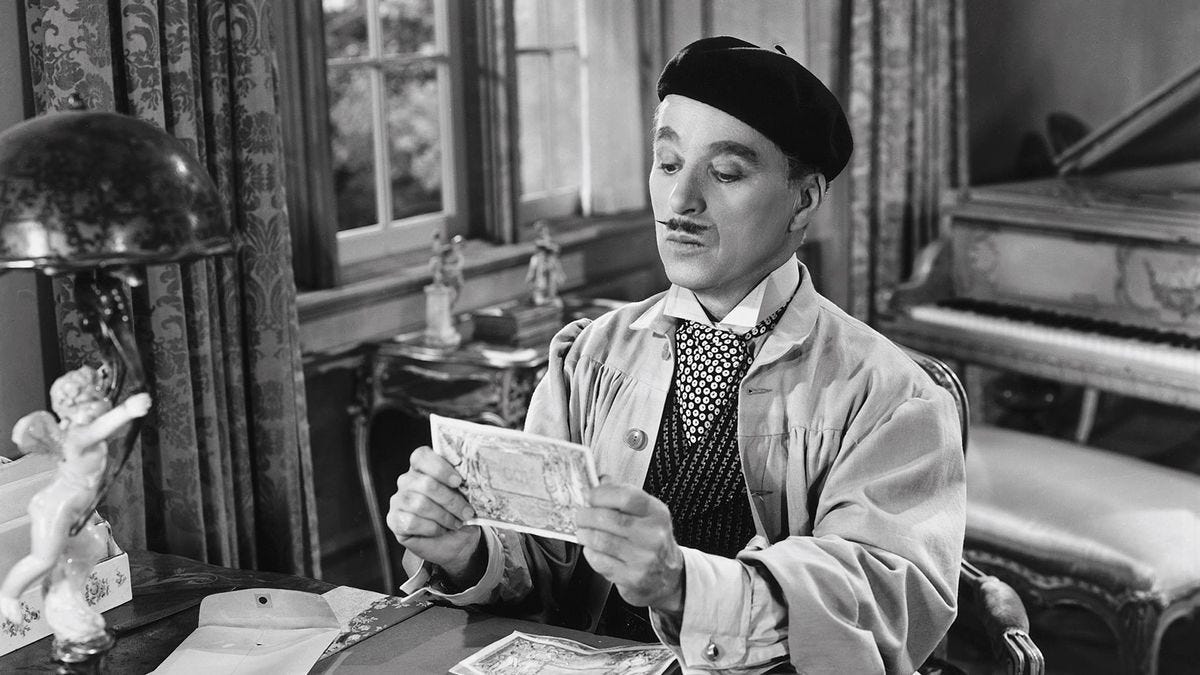 Monsieur Verdoux (1947) directed by Charlie Chaplin • Reviews, film + cast  • Letterboxd
