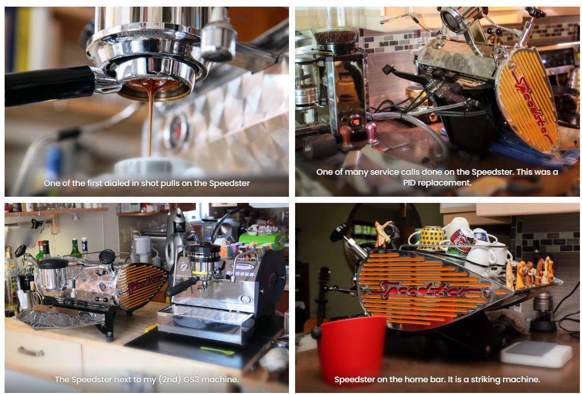 A screenshot from The Coffee Geeks review of coffee machines