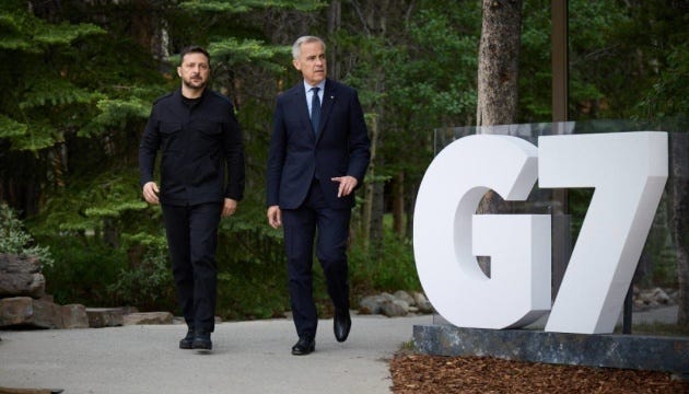 Zelensky meets with Carney on sidelines of G7 Summit