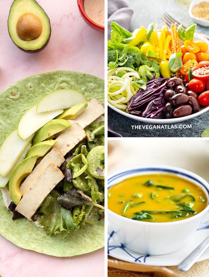 15-minute vegan lunches roundup