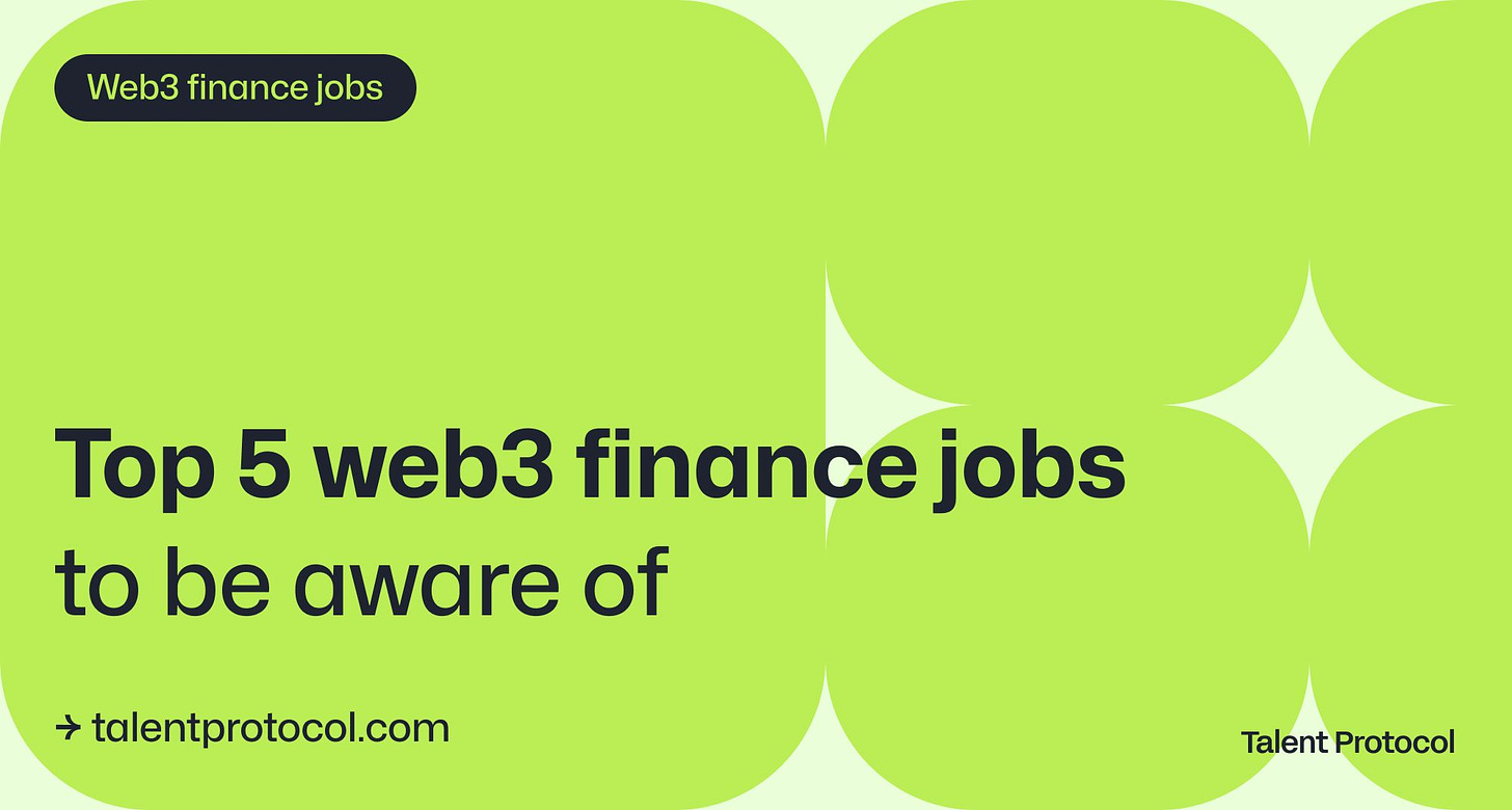 Top 5 Web3 Finance Jobs to be Aware of