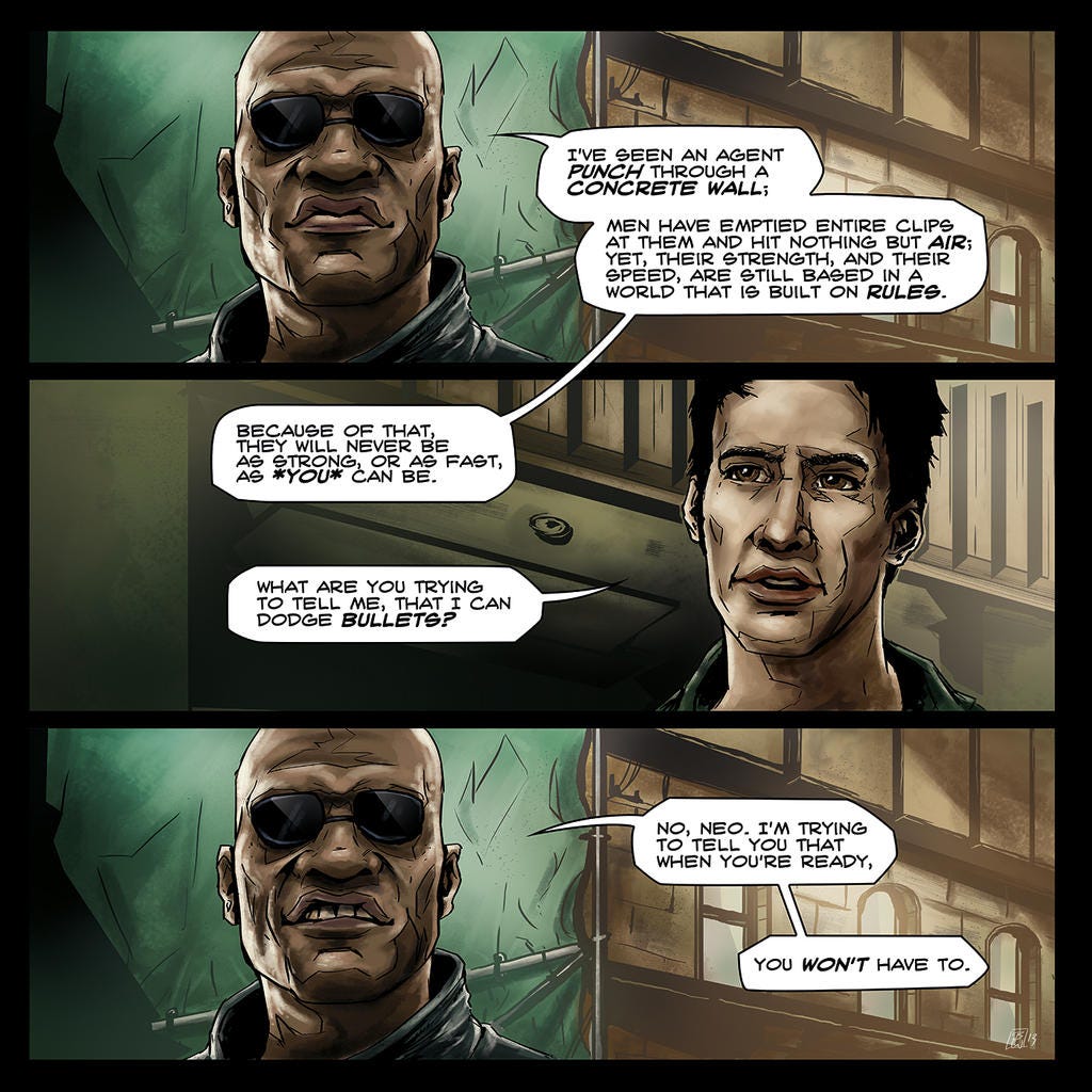 The Matrix Sample Comic Panels - Full by Ben-Wilsonham on DeviantArt