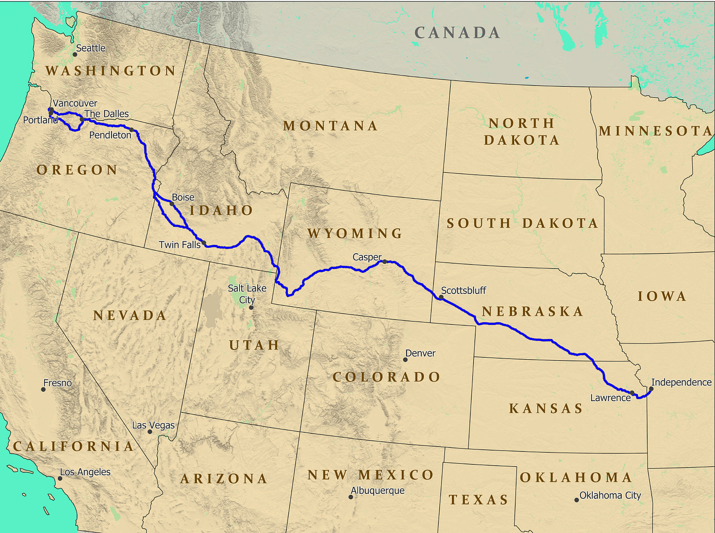 Maps - Oregon National Historic Trail (U.S. National Park Service)