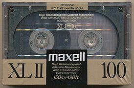 File:Maxell XL II 100 High Resonanceproof Cassette Mechanism 150 m 190 ft Cassette tape (51887209489).jpg