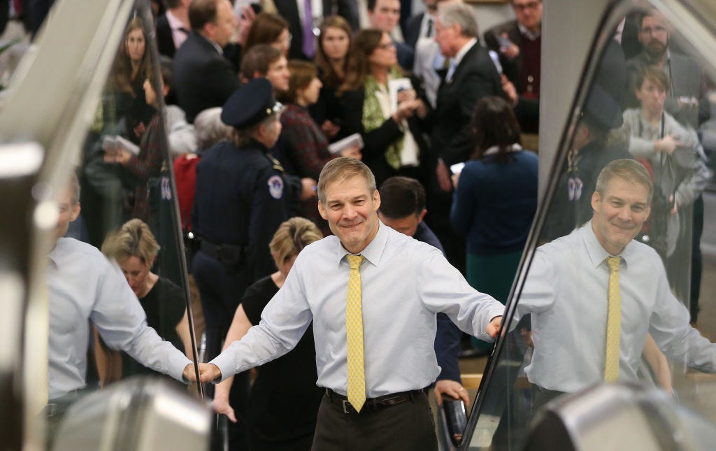 Congressman Jim Jordan (R-OH) on January 30, 2020 (Photo by Mario Tama/Getty Images)