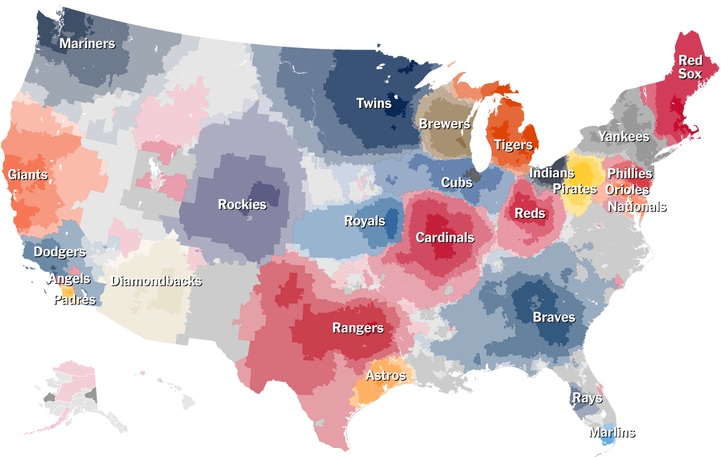 Up Close on Baseball's Borders - The New York Times