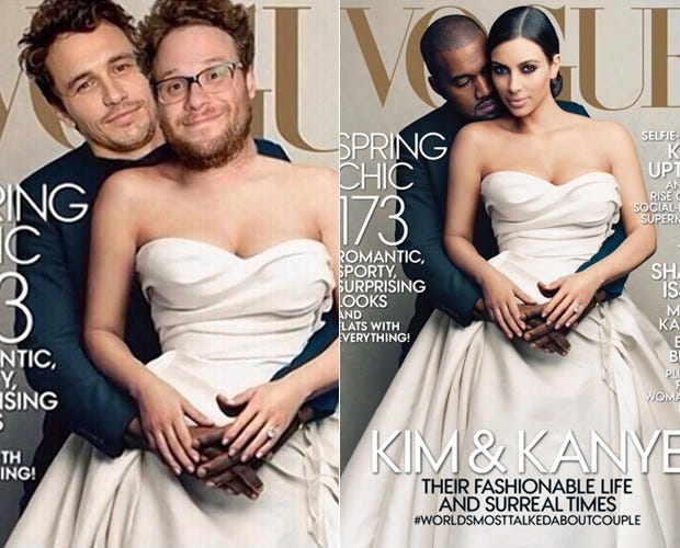 EGO - Atores fazem piada com capa de revista de Kardashian e Kanye West -  notícias de Famosos