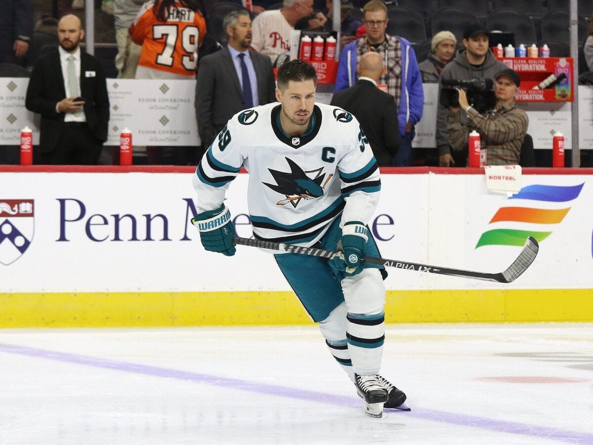 Logan Couture San Jose Sharks