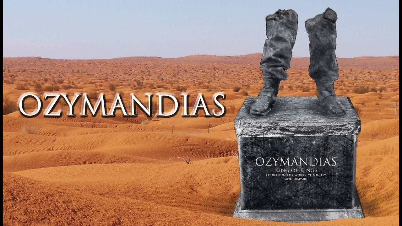 Kishan Hariyani: Ozymandias by P.B.Shelly.