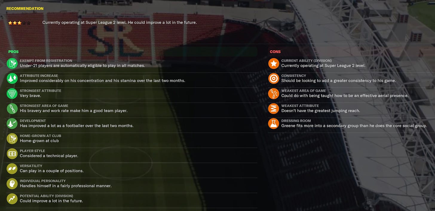 Football Manager 2021 Lewis Greene