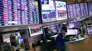 The floor of the New York Stock Exchange