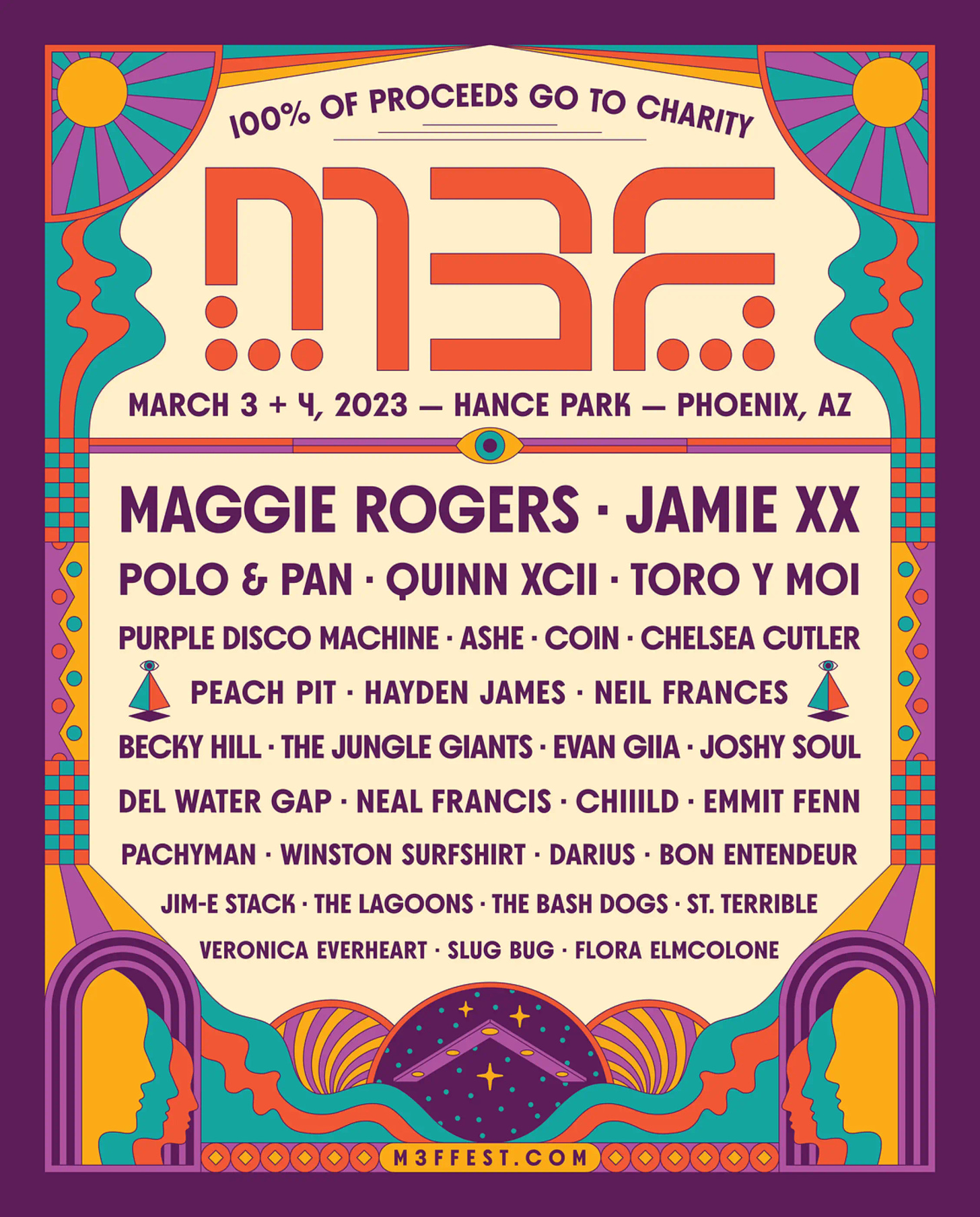 Non-Profit Music Festival M3F Fest Announces 2023 Lineup and M3F Fund  Launch | Grateful Web