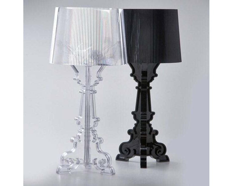 Ferruccio Laviani, Kartell, Two Bourgie Lamps, one black, one clear. RRP (one lamp): £250. Valuation for 2030: £1,200-2,000. Valuation for 2040: £3,500-4,500. Photo: Rago Auctions via Barnebys Price Bank Ferruccio Laviani, Kartell, Two Bourgie Lamps, one black, one clear. RRP (one lamp): £250. Valuation for 2030: £1,200-2,000. Valuation for 2040: £3,500-4,500. Photo: Rago Auctions via Barnebys Price Bank