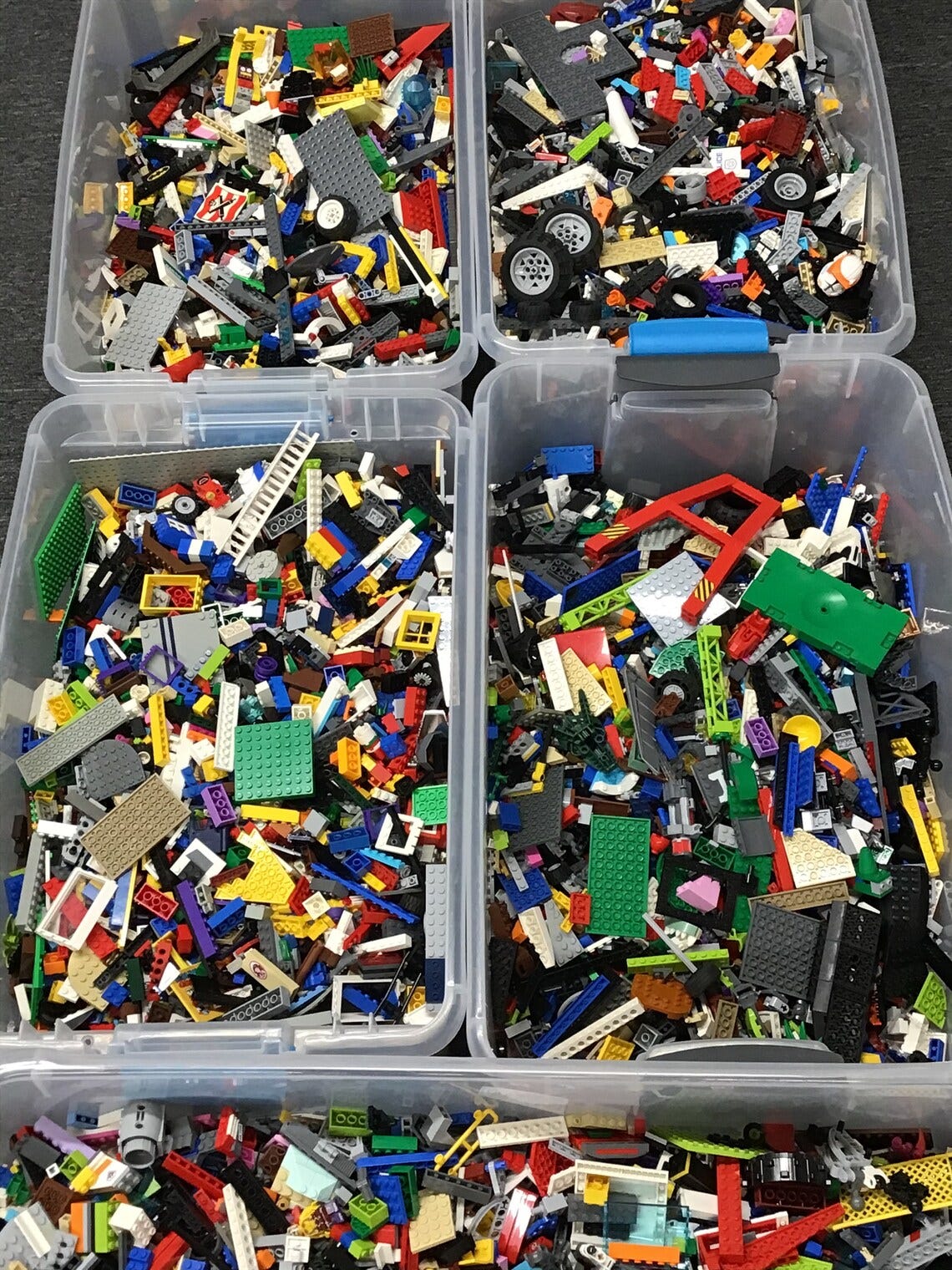 500 LEGO Pieces One Pound per Order Fun gift random bricks & parts assortment Buy more and SAVE image 1