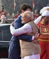 Bear hug for Trudeau: Modi welcomes Canada PM on day 6 of India visit