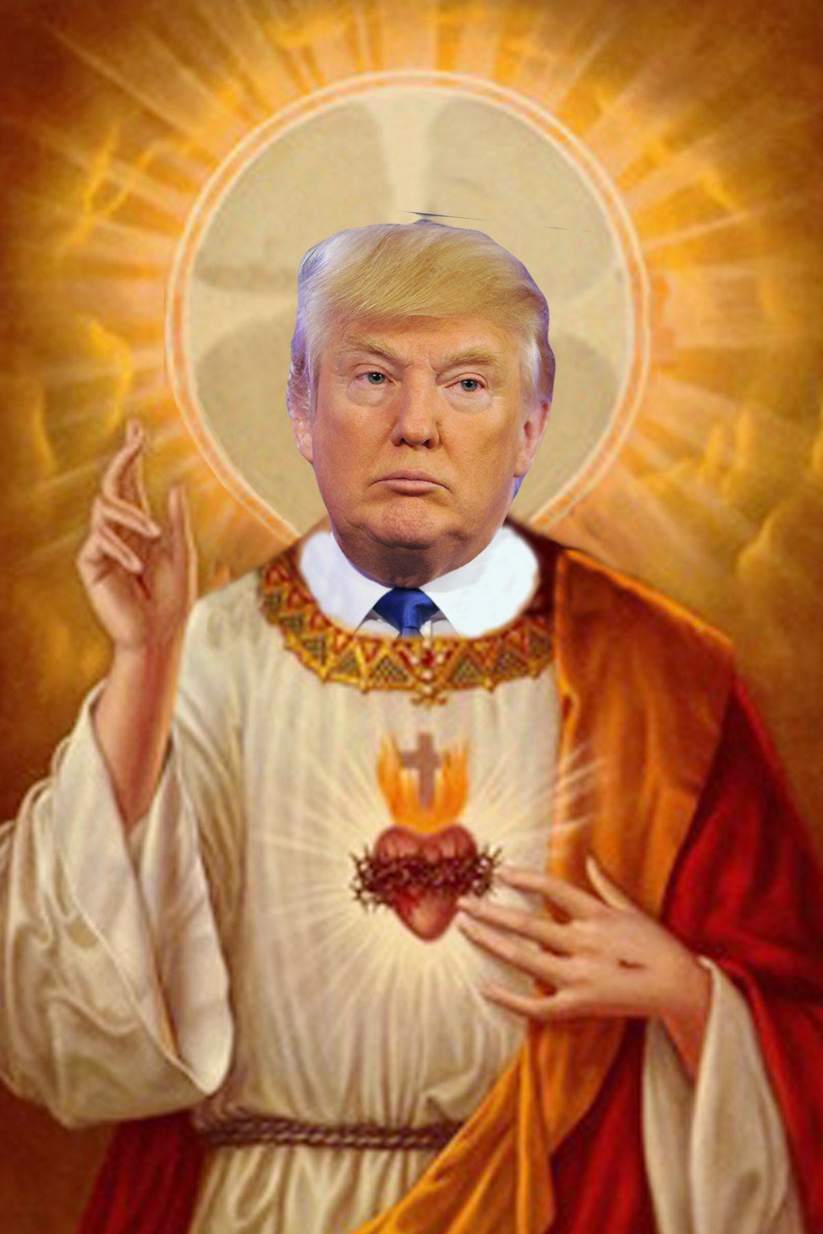 Does anyone truly believe "God" wrapped his "protective arms" around Donald Trump?