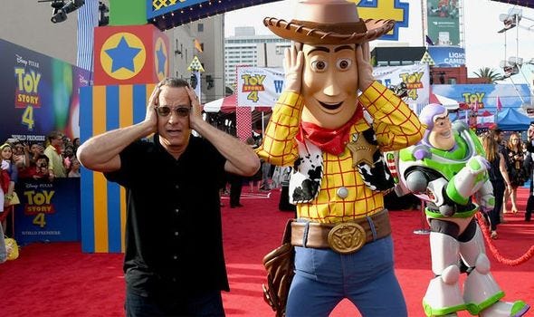 Toy Story 4: Tom Hanks says recording Woody was 'exhausting' - 'I wished it  was over' | Films | Entertainment | Express.co.uk