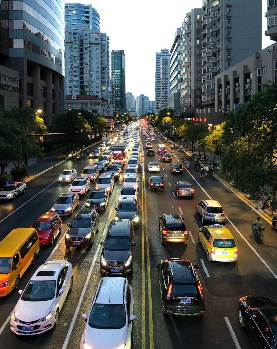 cars on road during daytime