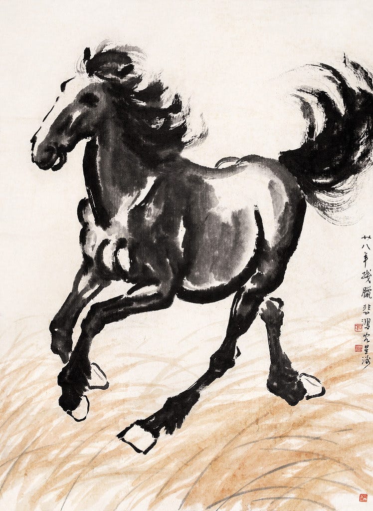 Xu Beihong's Horses | Chinese Painting | China Online Museum
