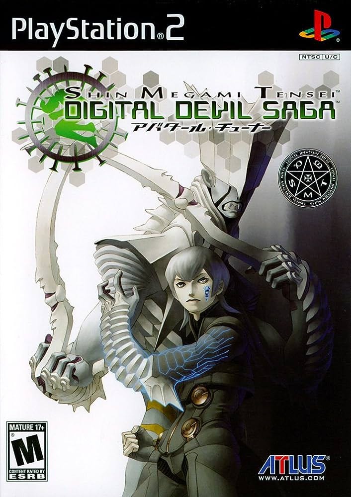 Boxart of a PS2 game titled Shin Megami Tensei: Digital Devil Saga