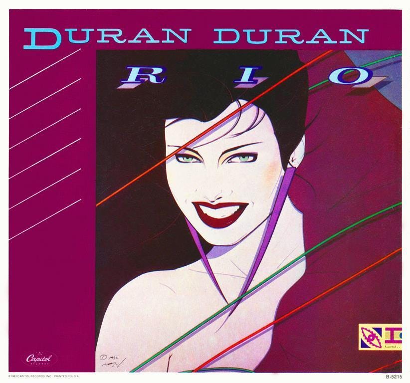 Duran Duran Rio 1982 Album Cover Stretched Canvas Wall Art Poster Print cd  80s | eBay