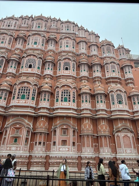 Hawa Mahal in Jaipur, partial