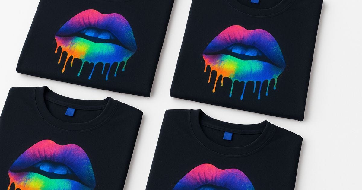 Neon Inks Redefine DTF Apparel Looks