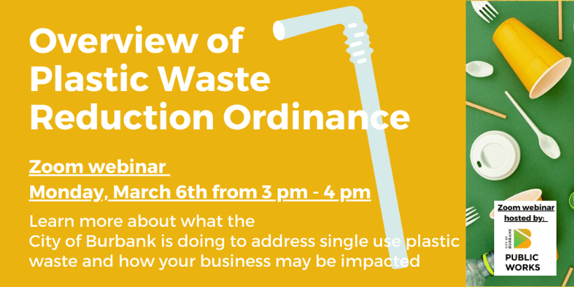 Plastic Waste Reduction Ordinance Overview