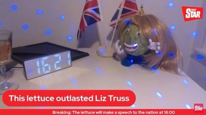 Liz Truss lettuce