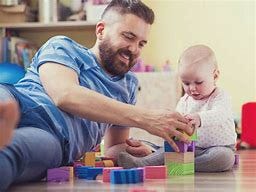 Image result for baby white girl bonding with father infant