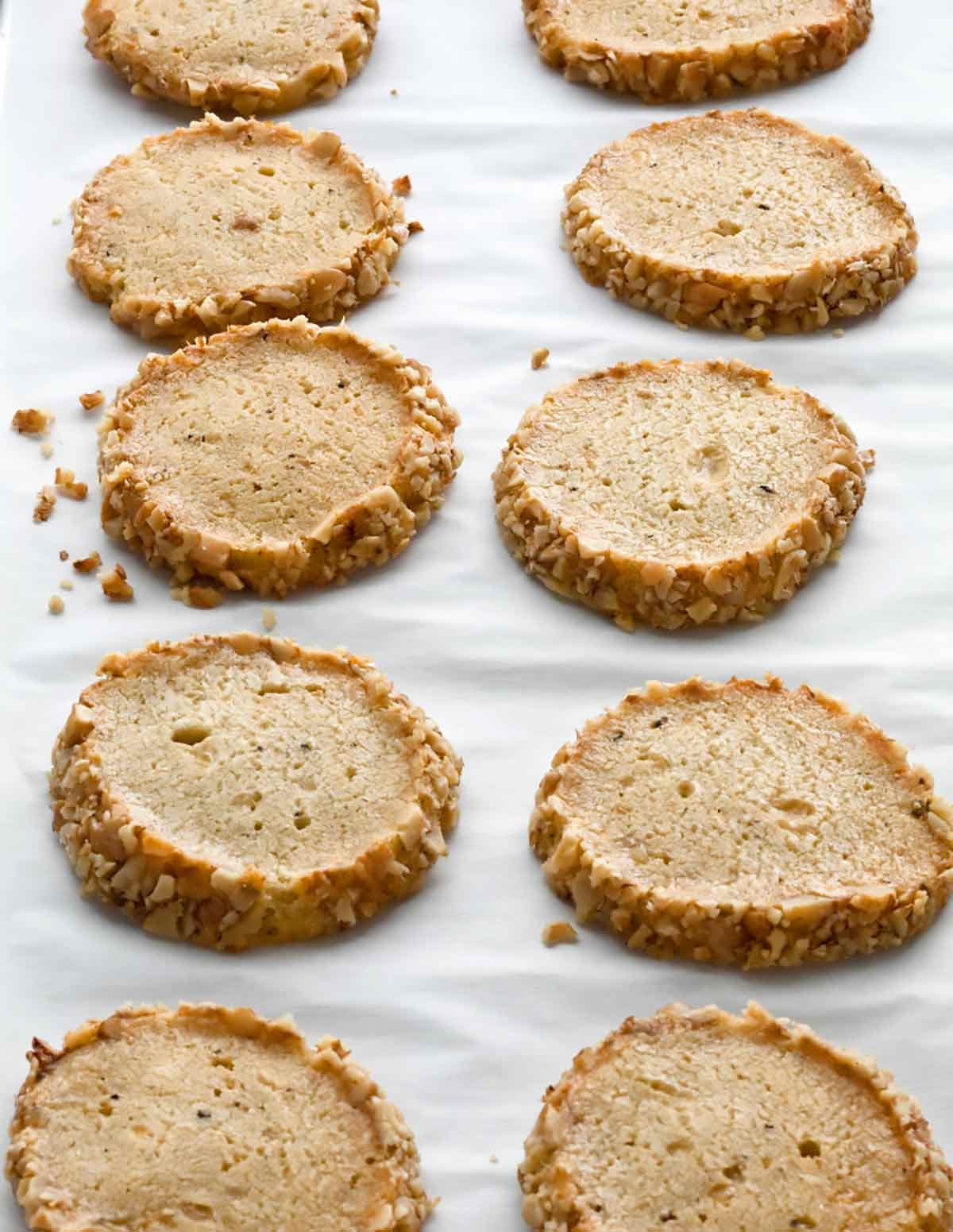 Stilton and Walnut Crackers