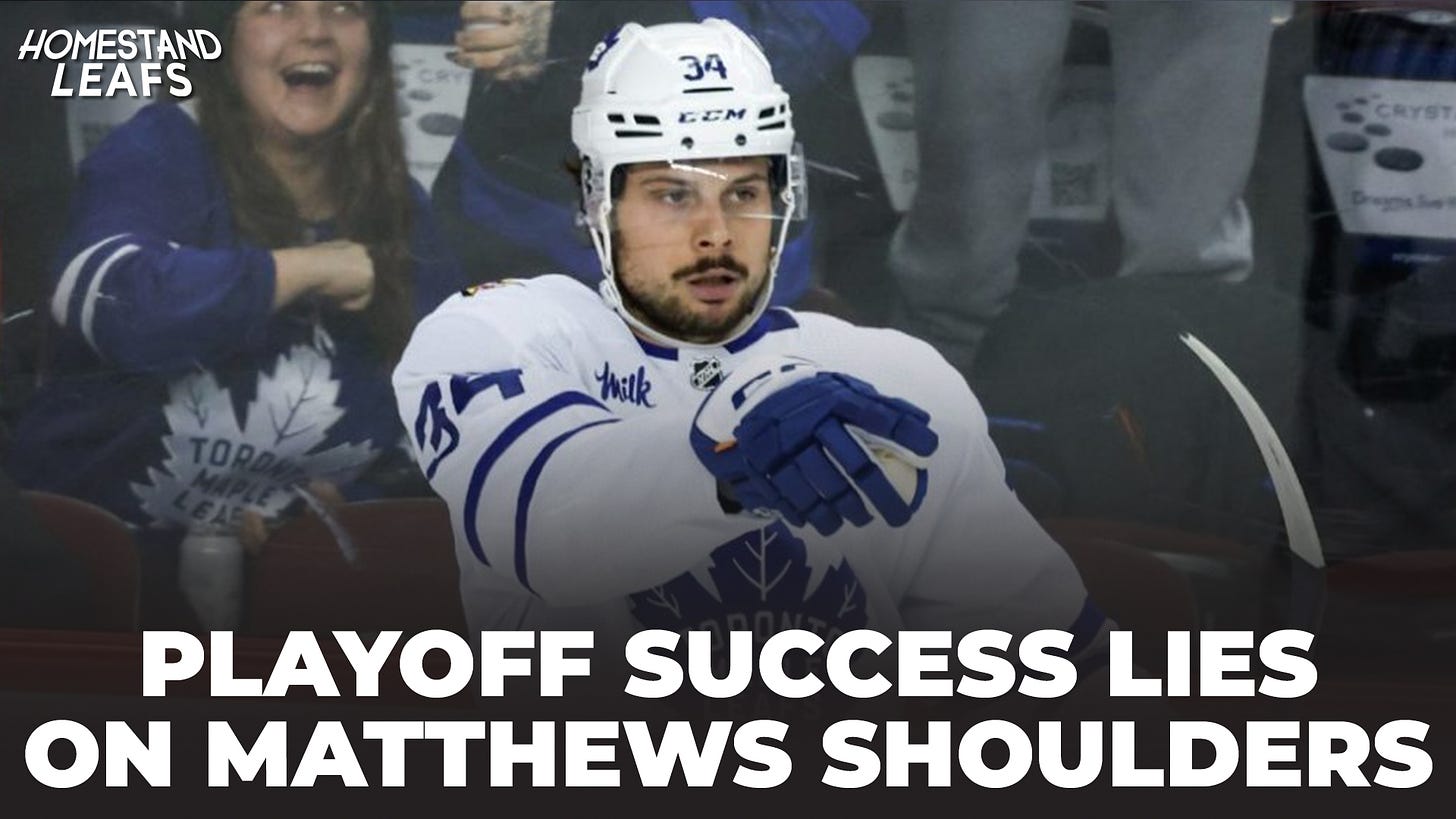 Auston Matthews Must Have His Shining Playoff Moment For Toronto to Beat Boston.