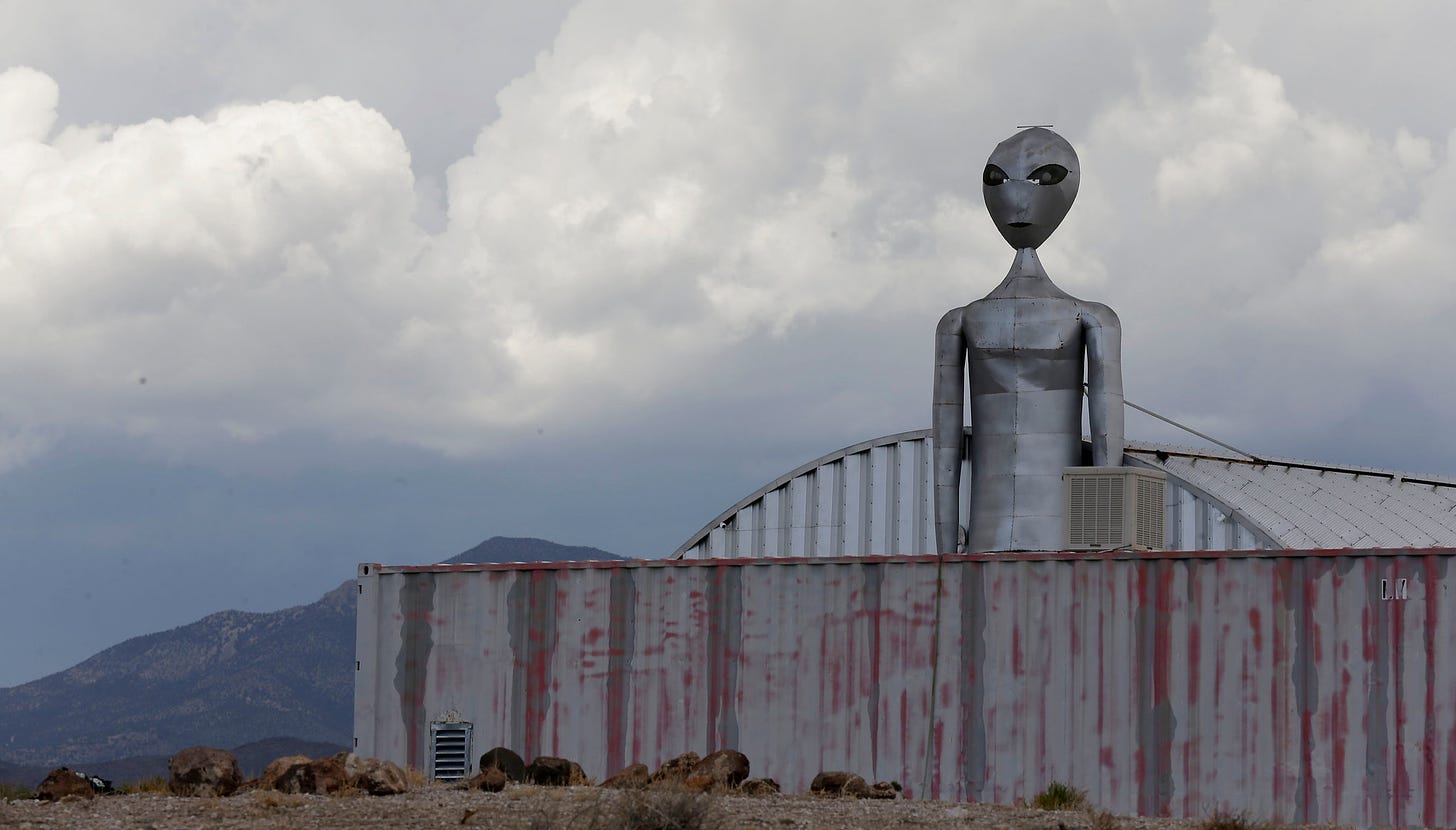 C.I.A. Acknowledges Area 51 Exists, but What About Those Little Green ...