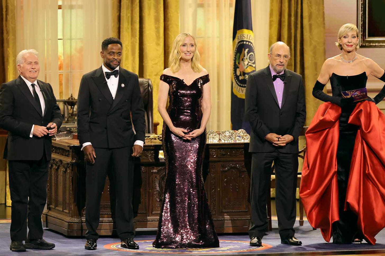 The West Wing' cast reunites at the 2024 Emmys for 25th anniversary