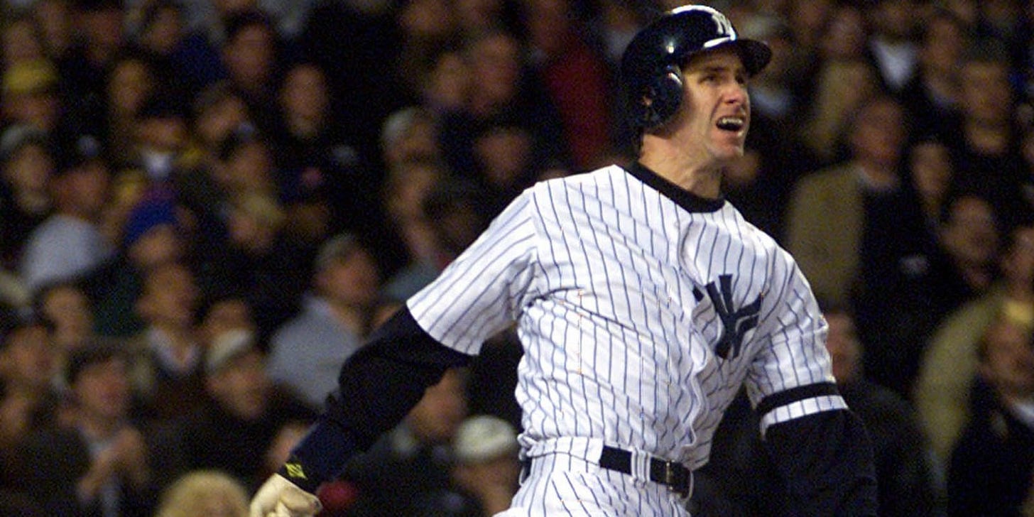 Paul O'Neill's walk in 2000 World Series