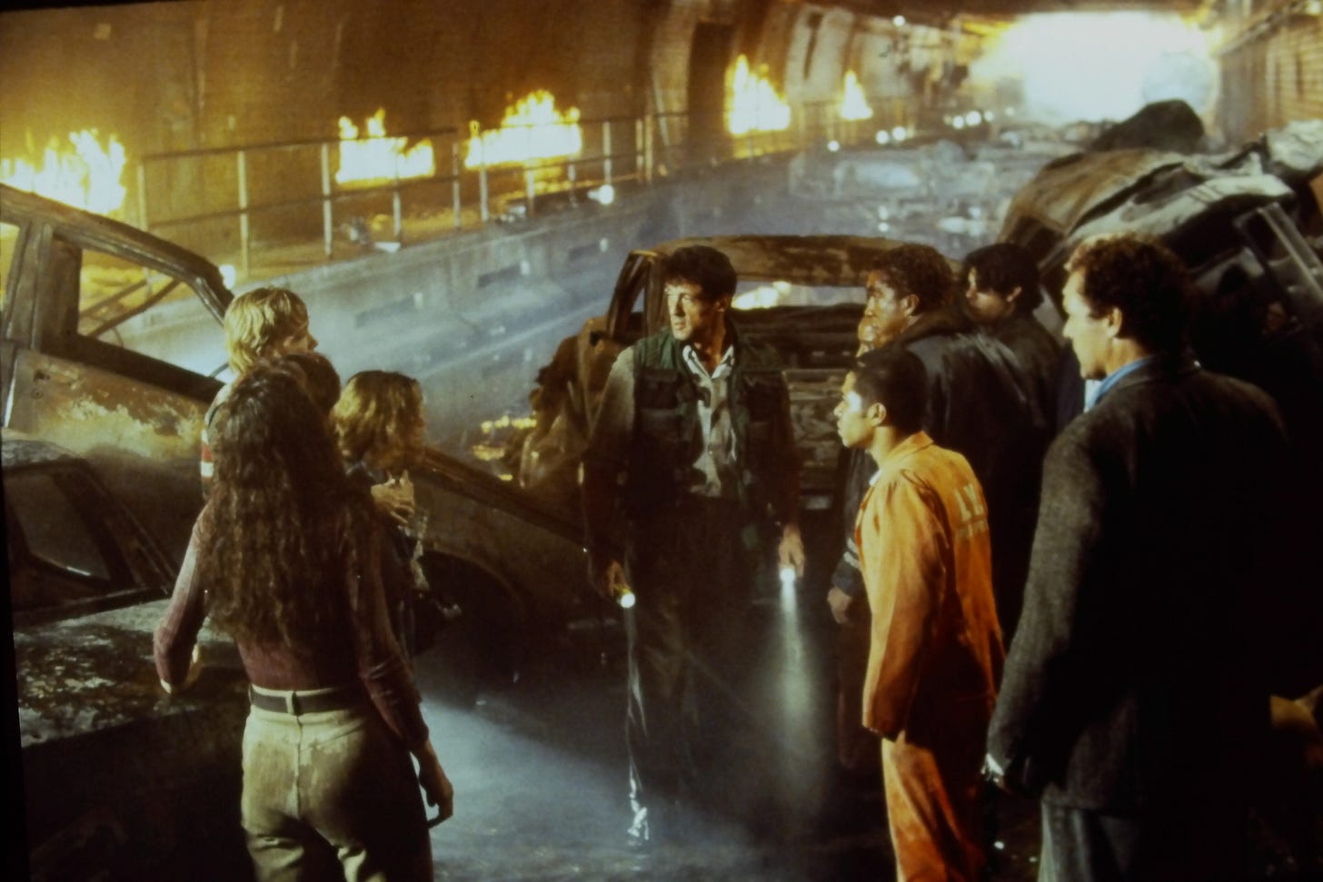 5493-4408 - Daylight Movie - Once inside the tunnel, Kit Latura (SYLVESTER STALLONE) is forced to improvise a roller-coaster ride of escape to lead the desperate group of survivors back to daylight. 5493-4408 - Daylight Movie - Once inside the tunnel, Kit Latura (SYLVESTER STALLONE) is forced to improvise a roller-coaster ride of escape to lead the desperate group of survivors back to daylight.