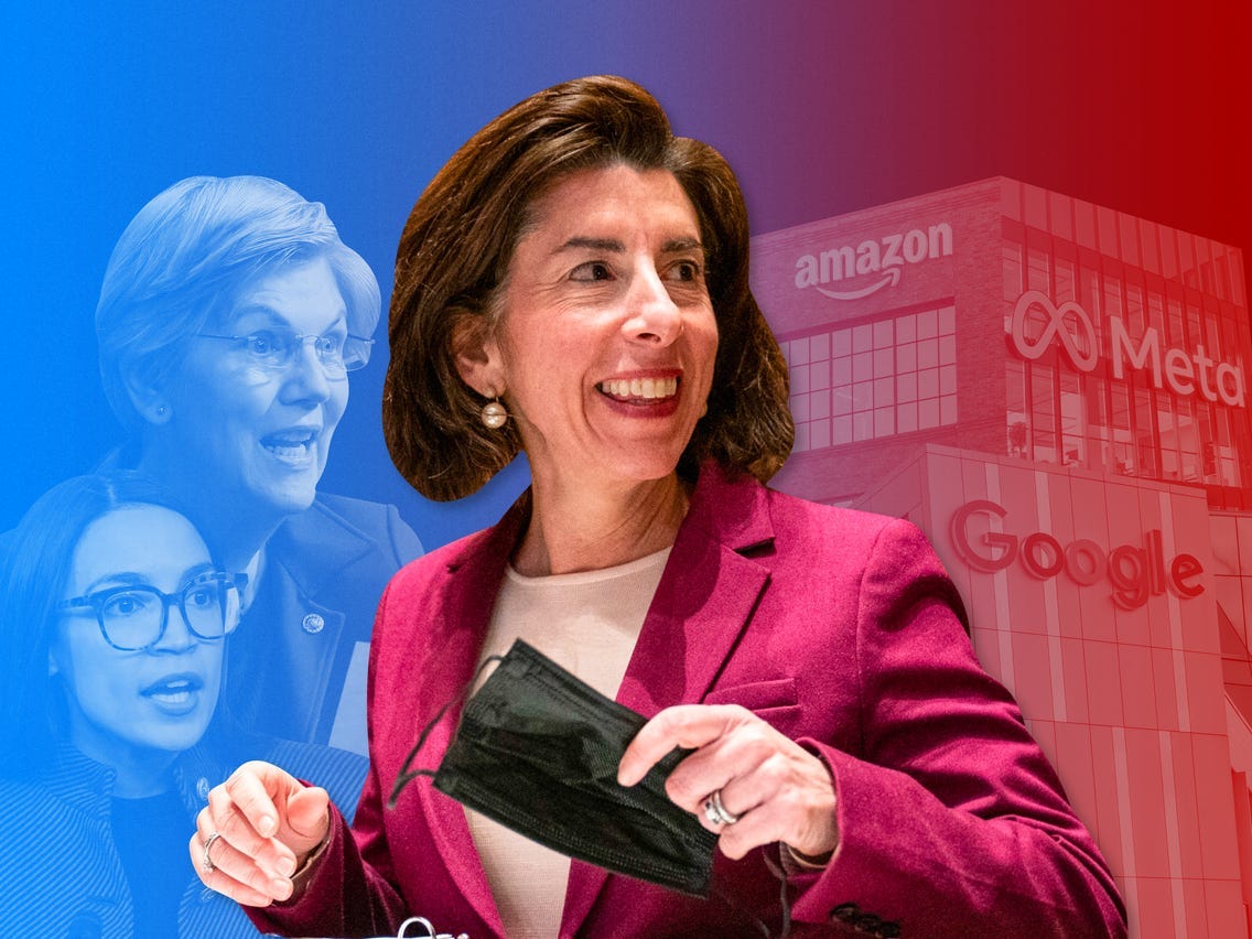 Gina Raimondo Is Big Business' and GOP's Favorite Biden Official