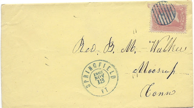 A simple letter from 1861 in the US