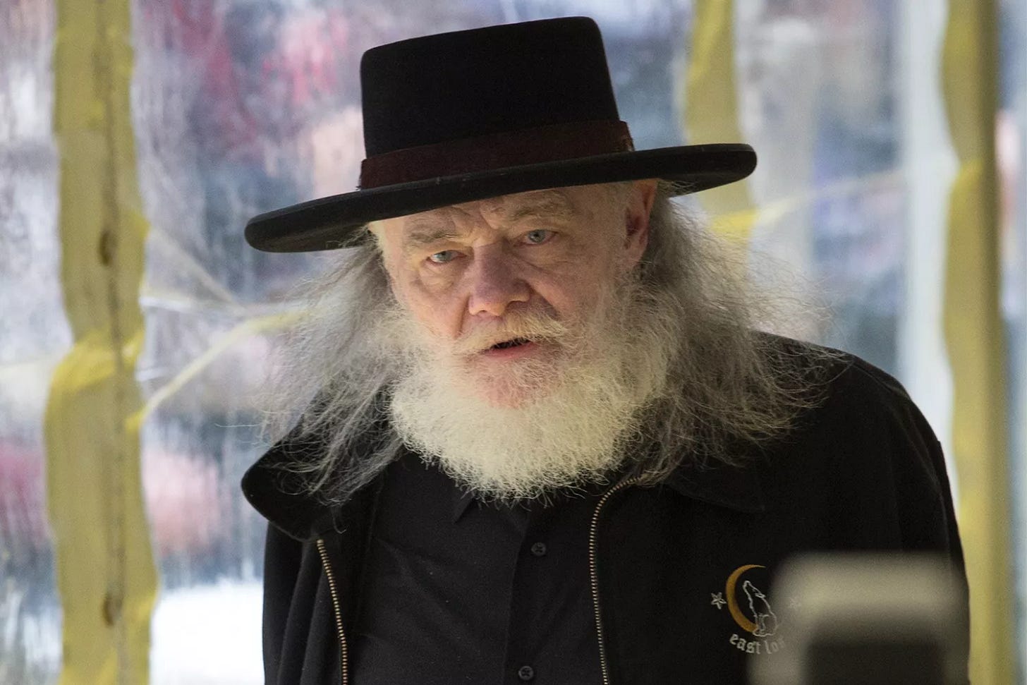 Garth Hudson (keyboards) of The Band heads toward the induction ceremony of the group. Canada's Walk of Fame inducted five new recipients on October 18, 2014