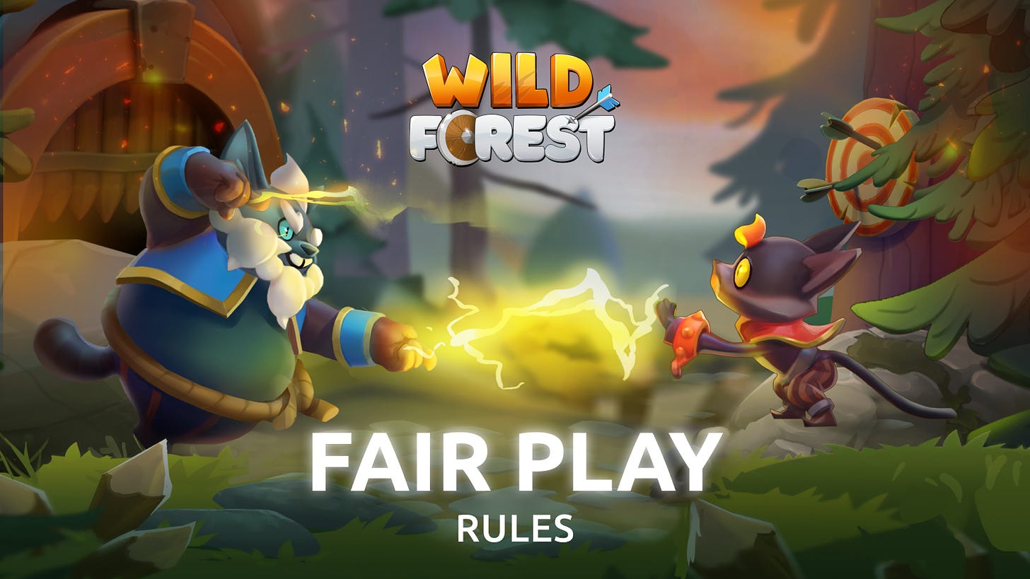 Comments - FAIR AND SAFE PLAY RULES - Wild Forest