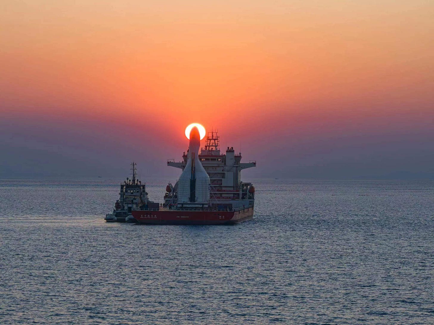 Gravity-1 being transported to its launch area ahead of its maiden launch in January 2024.