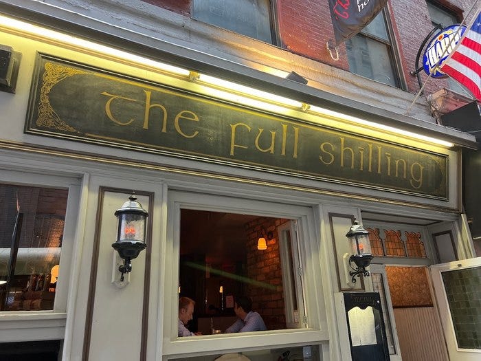 The Full Shilling: Historic Irish Pub In New York City