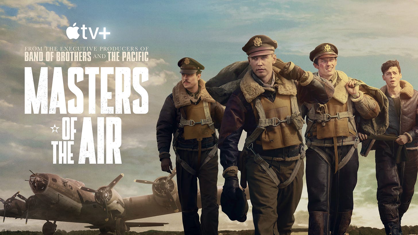 Apple's limited series “Masters of the Air” on Apple TV+ Review | Double Take TV Newsletter | Jenni Cullen