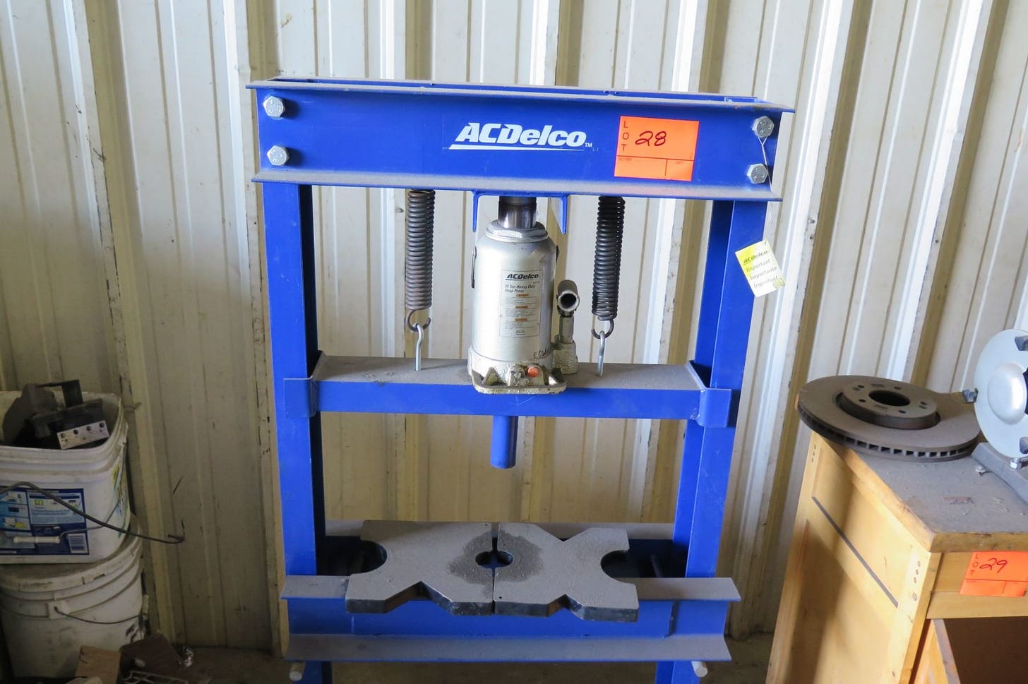 ACDelco 20 Ton Heavy Duty Shop Press Model 34713