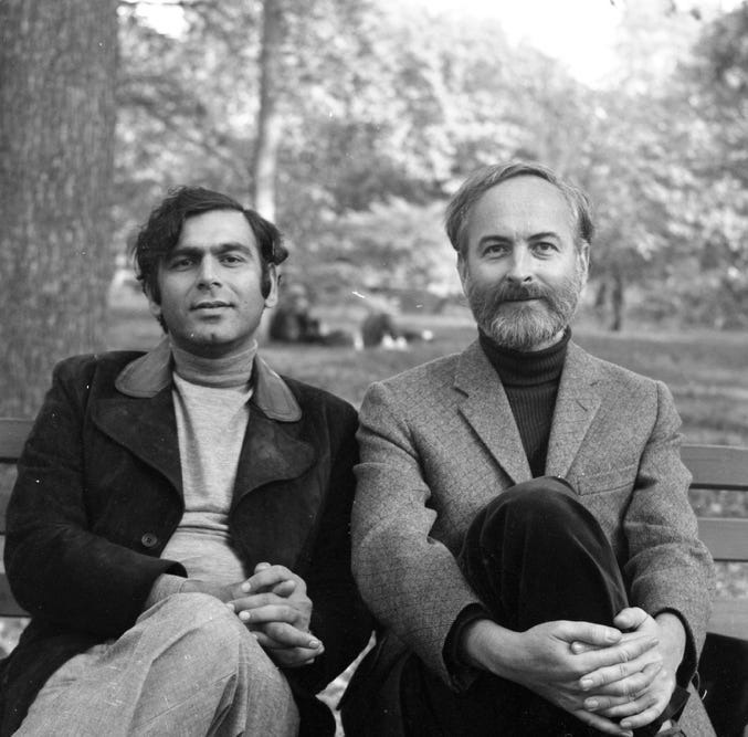 Ismail Merchant (left), James Ivory