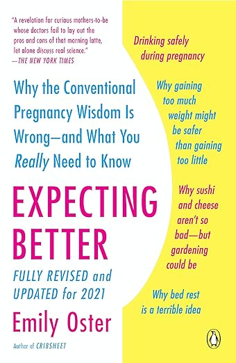 Expecting Better by Emily Oster book cover