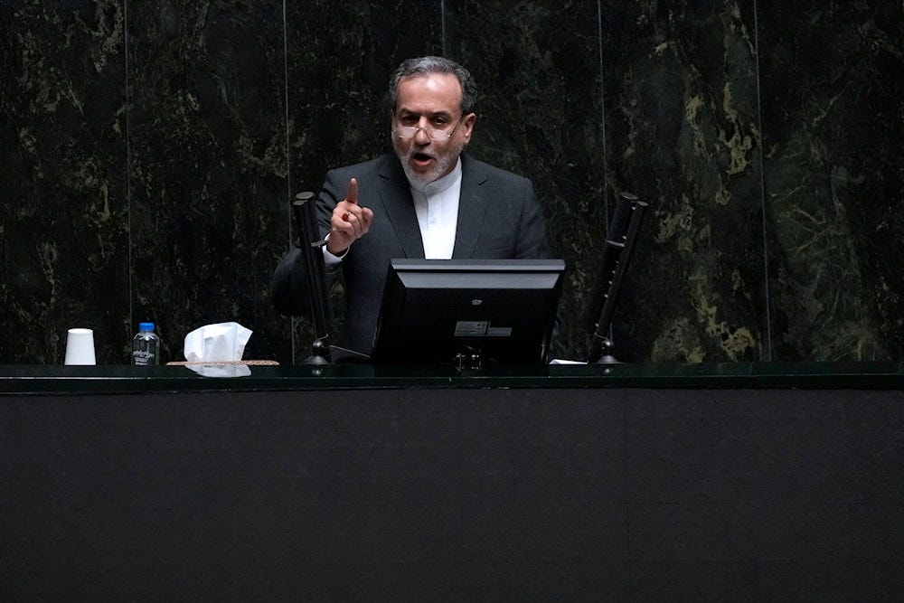 Iran will not renounce its right to respond to 'Israel': Araghchi